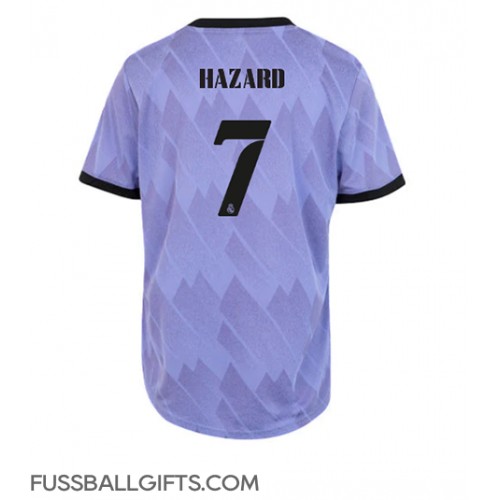 Real Madrid Eden Hazard #7 Fußballbekleidung Auswärtstrikot Damen 2022-23 Kurzarm